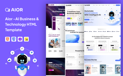 Aior -AI Business &amp;amp; Technology HTML Template