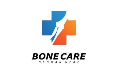 Bone care logo icon vector template design V0