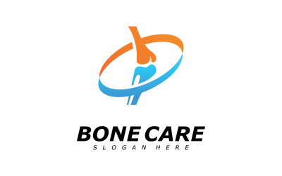 Bone care logo icon vector template design V2