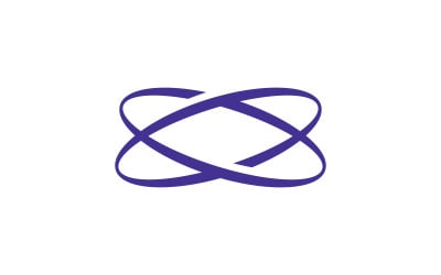 Infinity-logotyp vektor malldesign V0