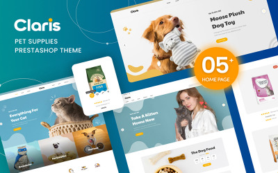 Leo Claris Elementor - Тема оформления PrestaShop для товаров для домашних животных