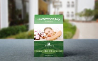 Spa and Beauty Table Tent Template