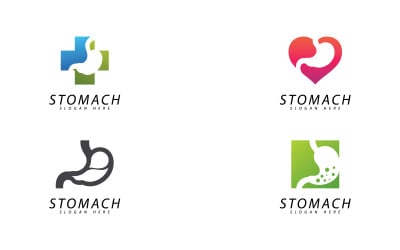 Magvårdslogotypvektordesignmall V14