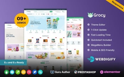 Grocy - Grocery Store and Supermarket Prestashop Responsive Theme
