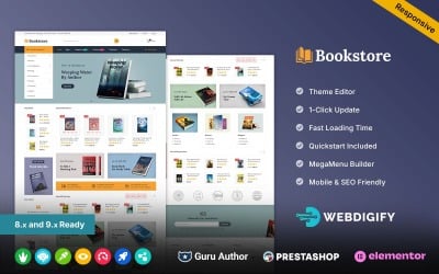 书店 - Prestashop Elementor 响应式主题
