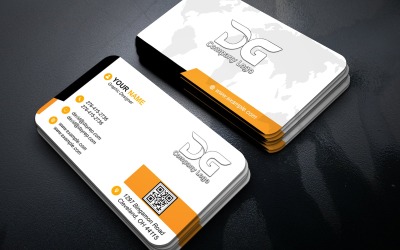 Creative Agency Business Card Template Editable in Adobe Photoshop for Modern Branding