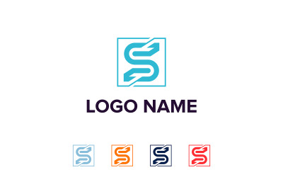 Futuristic Double S Arrow Logo Design Modern Abstract S Monogram Creative TechS Letter
