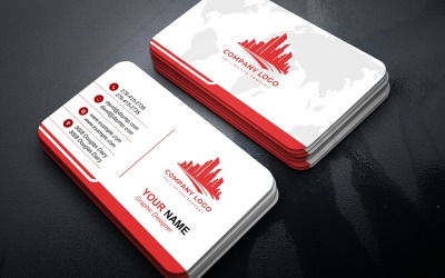 Minimal Business Card PSD Design Editable Professional Corporate Identity Template Layout