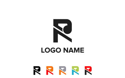 Modern Abstract R Letter Logo Design Creative Minimal R Monogram Logo Futuristic Stylish R Icon Logo