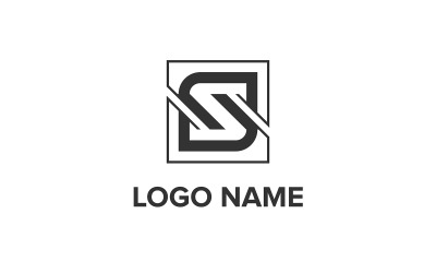 Modern Square S Monogram Logo Design Minimal Geometric S Letter Logo Creative S Brand Identity Logo