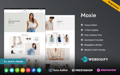 Moxie - Tema multipropósito responsivo para Prestashop y Elementor para tiendas de moda y ropa