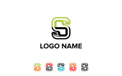 Premium Minimal S Icon Logo Design Stylish Snake Inspired S Logo Design Modern Organic S