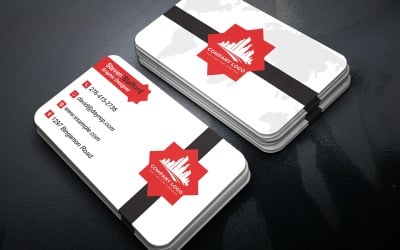 Professional Corporate Card Design PSD Editable Modern Business Identity Template Layout