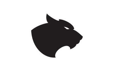 Svart fanter ikon logotyp design illustration V1