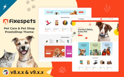 Fixespets - Tema Prestashop para cuidado de mascotas y tiendas de mascotas