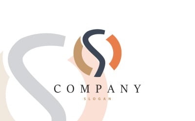 Minimal Initial MS Letter Logo V1