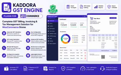 Kaddora GST Engine bővítmény a WooCommerce-hez