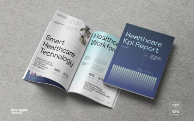 Navy Blue Healthcare KPI Report