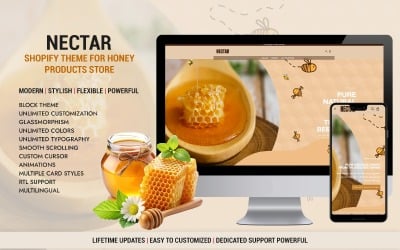 Nectar – Shopify Theme For Honey Products Store
