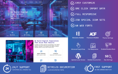 Nexigen – 面向未来的数字代理 WordPress 主题