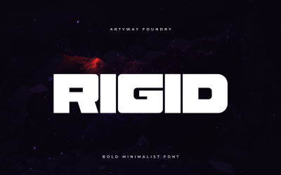 Rigid Bold Block Typeface