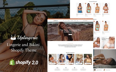 Uplingerie - Underkläder och badkläder Shopify 2.0 Responsivt tema