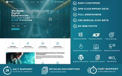 Veroxis – WordPress-thema voor IT-oplossingen en zakelijke technologieën