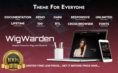 Wigwarden – 假发和美发产品 Shopify 主题