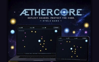 ÆTHERCORE | HTML5 Games | Speed