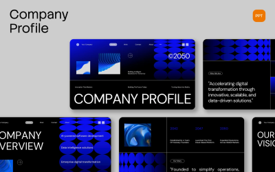 Black Green Neon Modern Business Proposal PPT 008