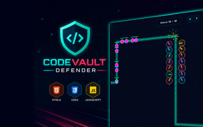 CodeVault Defender | HTML5-spel
