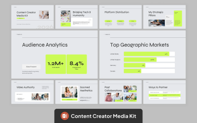 Content Creator Media Kit PowerPoint