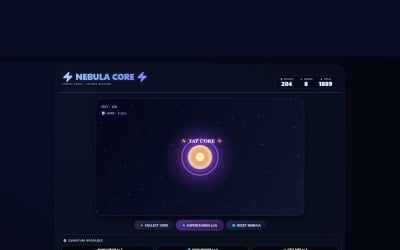 ⚡NEBULA CORE⚡ | HTML5 Games |