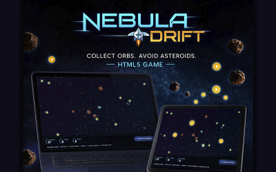 星云漂移 | HTML5 游戏 / 太空