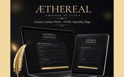 Aethereal | Contact Us Page |