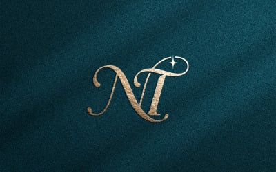Elegant NT Monogram Luxury Lettermark Logo
