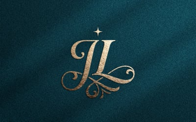 Luxury JL Monogram Logo for Beauty Brands