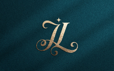 Luxury JL Monogram Logo for Cosmetic Brands