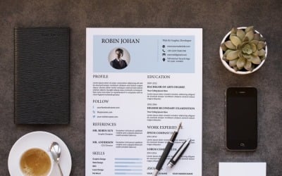 Minimal Resume Cv Template