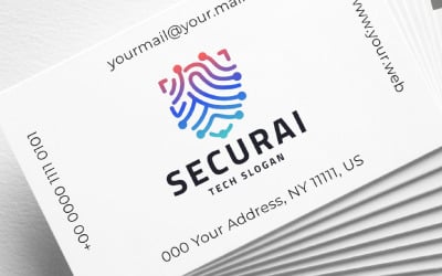 Modern AI Security Shield Logo