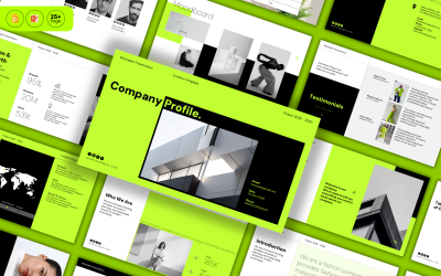 Modern Company Profile Presentation Template.