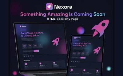 Nexora | Coming Soon | Specialty Page HTML Template