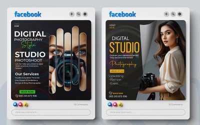 Photography Studio Social Media Templates