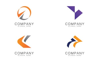 Snabbare logotypmallvektordesign V14