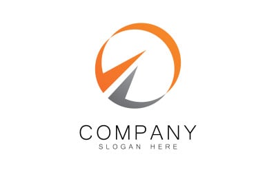 Snabbare logotypmallvektordesign V2