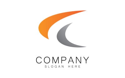 Snabbare logotypmallvektordesign V4