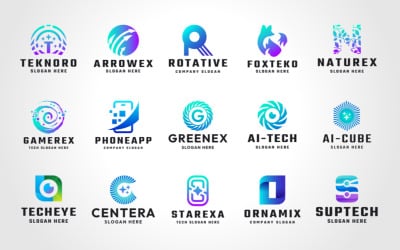 15 Premium All in One Logo Bundle