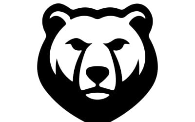 Minimal Fitness Bear Logo for Apex Bear Brand