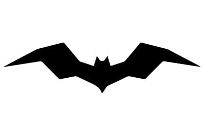 Minimalist Geometric Bat Emblem Premium Clothing Brand Identity