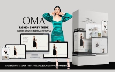 Oma – Czysty i minimalistyczny motyw Shopify w modzie